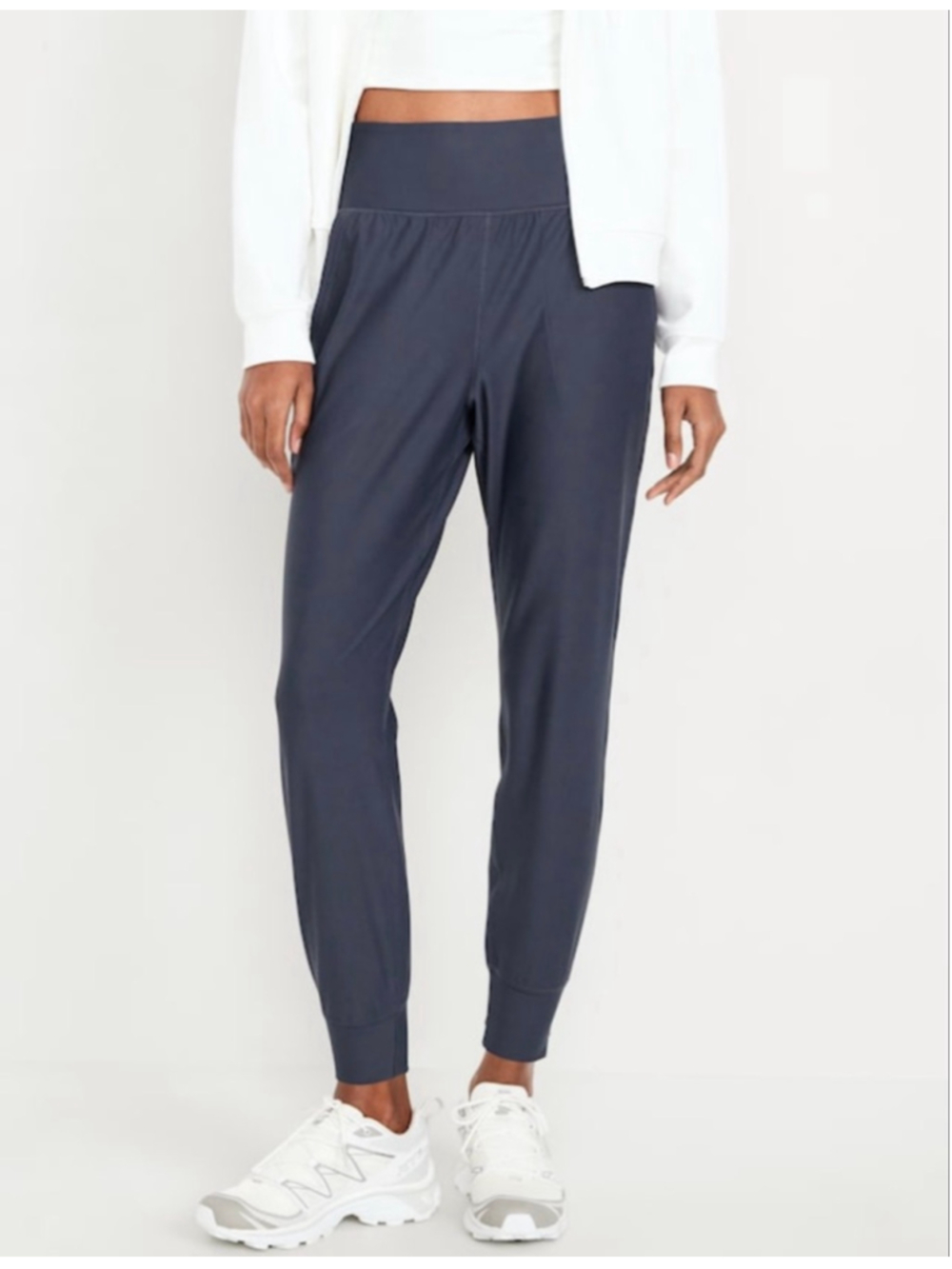 Old Navy Women’s High-Waisted PowerSoft Pocket Joggers, Size Medium Petite, EUC